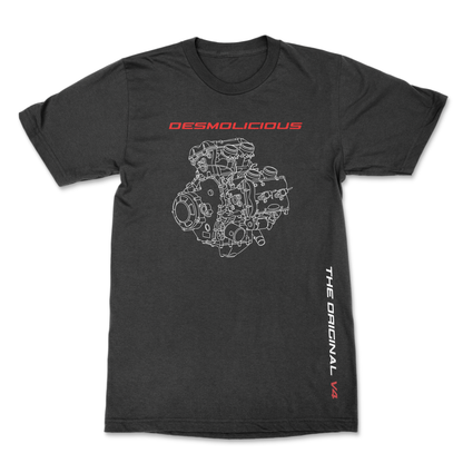 BellissiMoto "DESMOLICIOUS" Desmosedici Engine T-Shirt