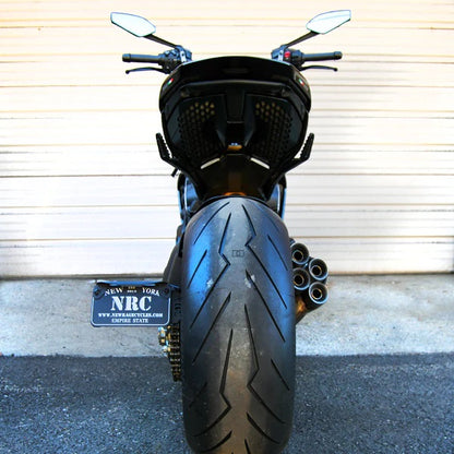 New Rage Cycles (NRC) Side Mount License Plate Kit for the Ducati Diavel V4