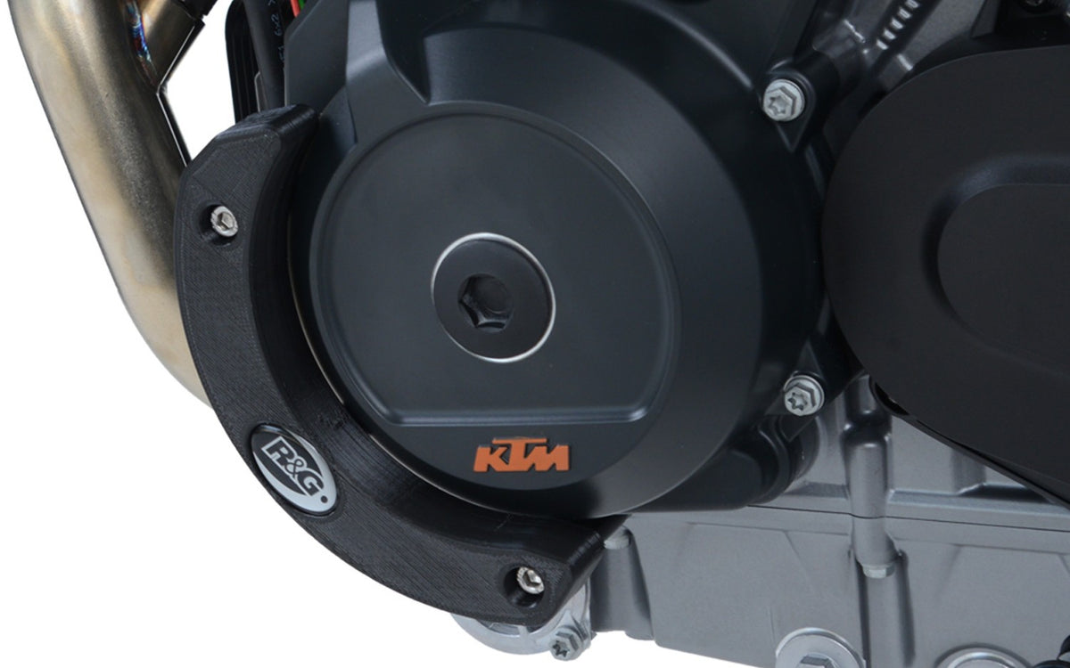 R&G Racing Engine Case Slider LHS only for KTM 790 '17-'21, 890R Duke '20-'22, 790 Adventure '18-'21 and Husqvarba Norden 901 '22