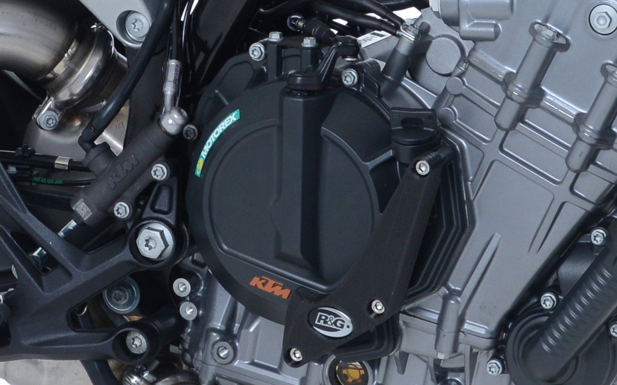 R&G Racing Engine Case Slider RHS only for KTM 790 '17-'21, 890R Duke '20-'22, 790 Adventure '18-'21 and Husqvarba Norden 901 '22