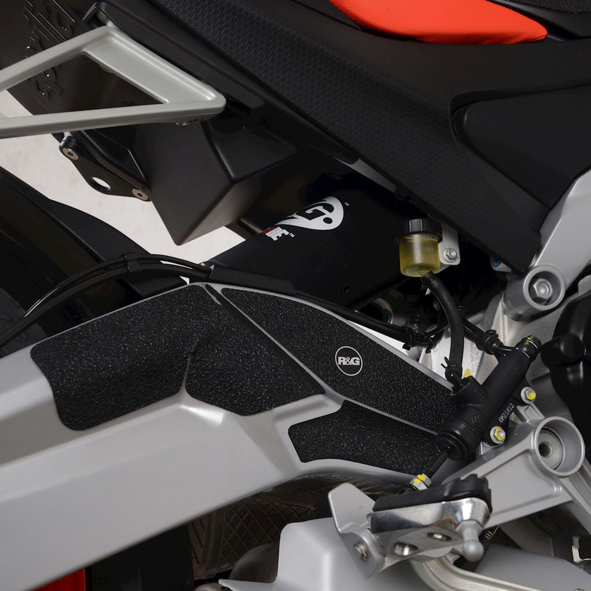 R&G Racing Boot Guard 3-piece (right side only) for Aprilia RS660 / 660 Tuono '21-'22