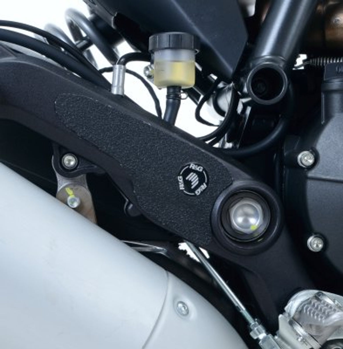 R&G Racing Boot Guard 2-piece (frame/footpeg mounts only) for Ducati Scrambler '15-'20 / Classic '14-'20 / Street Classic '18 / Sixty2 '16-'21 / Flat Track Pro '14-'18, Monster 797 '17-'21