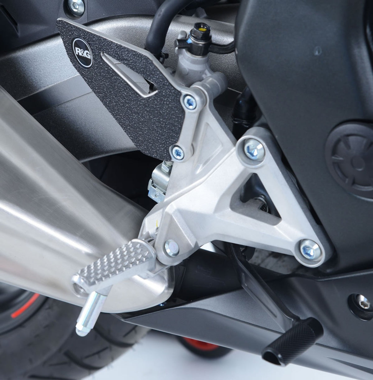 R&G Racing Boot Guard 2-Piece (for heel plates) for Honda CBR250RR '17-'22