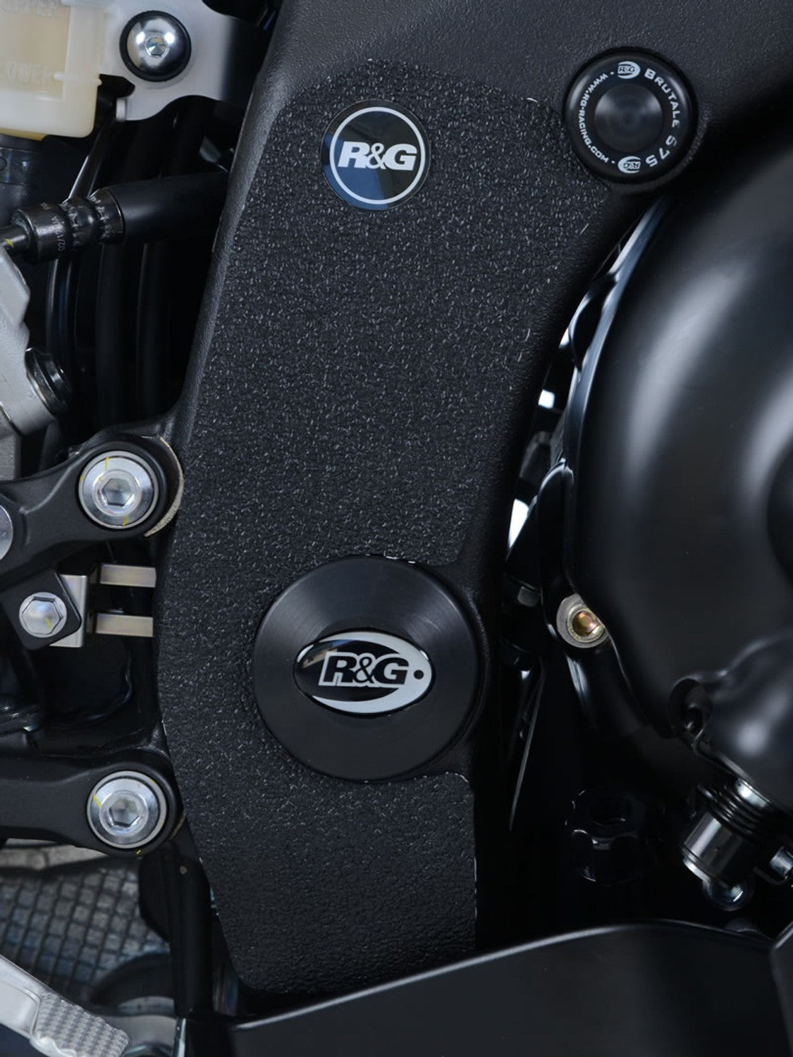 R&G Racing Boot Guard 3-Piece (1 each side of frame, 1 on left side of swingarm) for Yamaha YZF-R6 '17-'22
