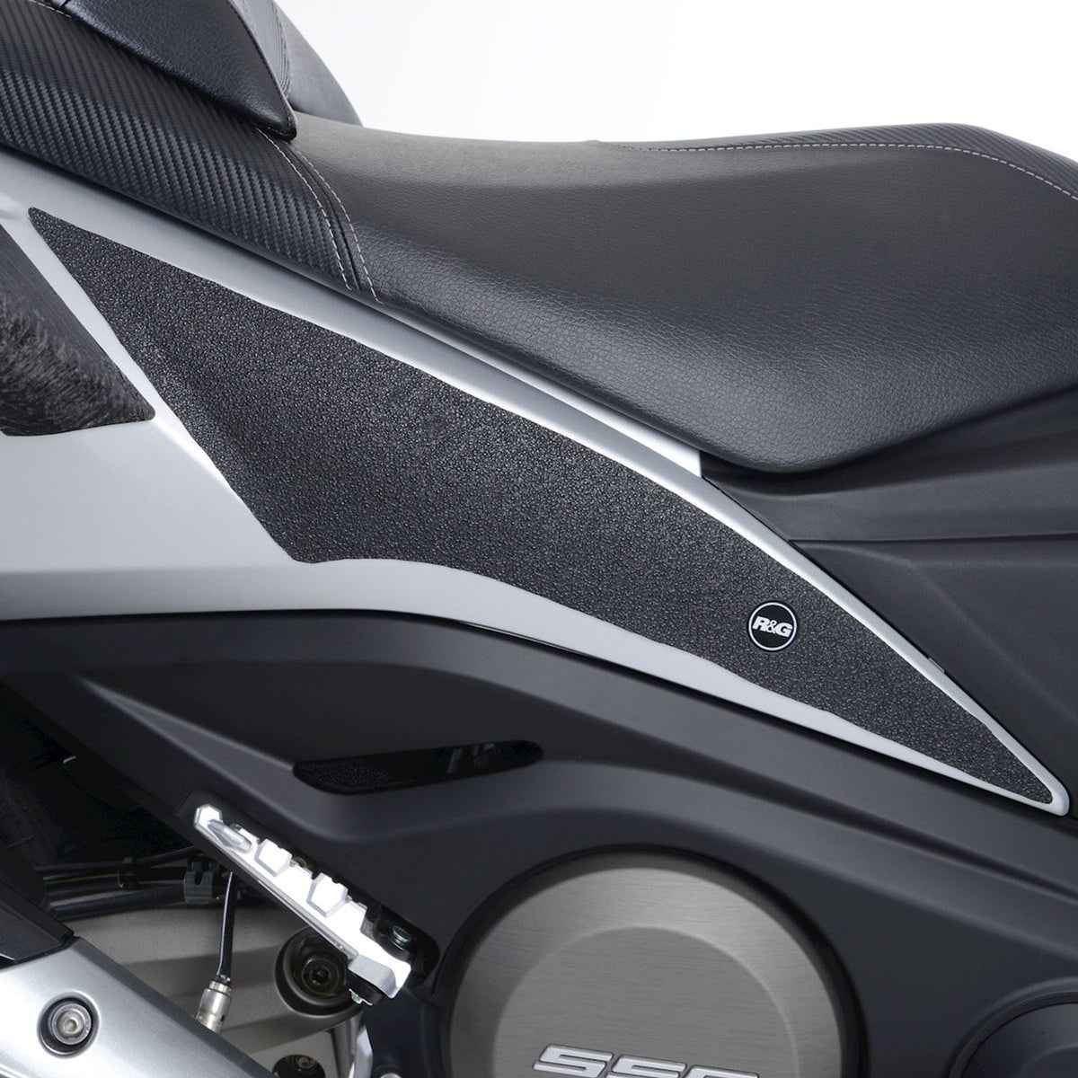 R&G Racing Traction Grips 2-Grip Kit (fits upper side panels) for Kymco Ak550 IE '17-'22, AK550 LE '18-'22
