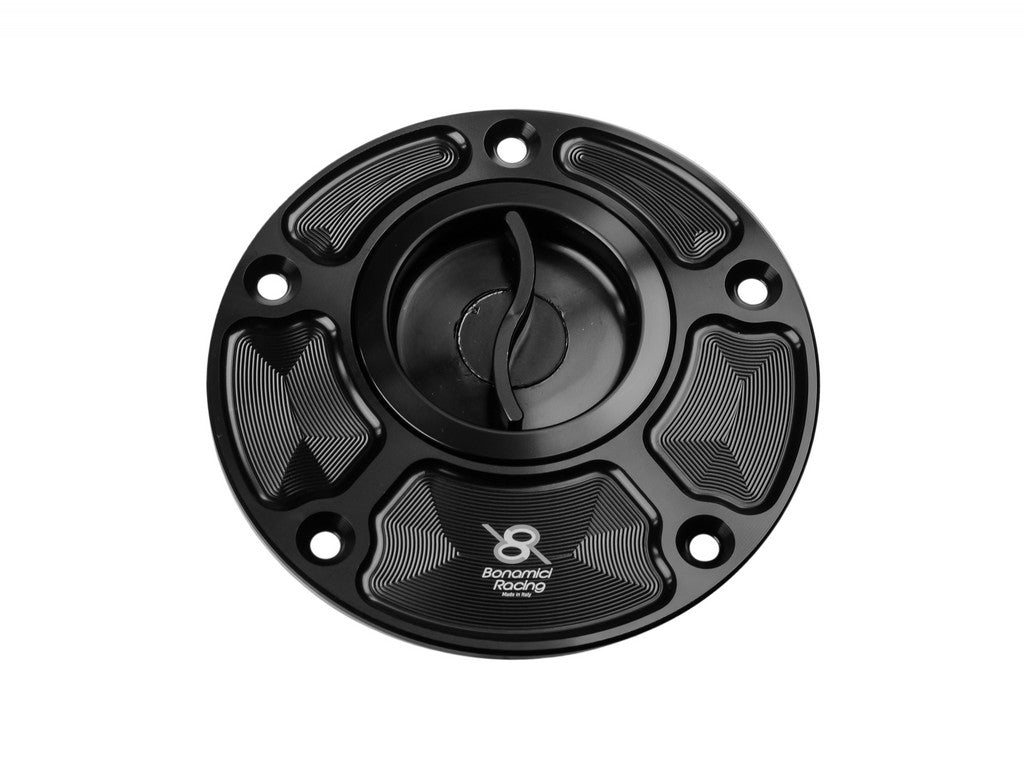 Bonamici Racing Aluminum Tank Cap for the Ducati 748 '86-16, 848 '07-15, 916/996 '93-16, 998 '94-14, 1098 '06-12