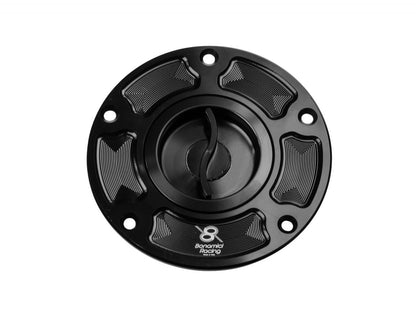 Bonamici Racing Aluminum Tank Cap for the Ducati Streetfighter V2 '22-23, Steetfighter V4 '20-23, Ducati Panigale V4 / V4S & etc.