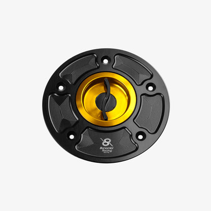 Bonamici Racing Aluminum Tank Cap for the Suzuki GSX-R 600/750/1000 '04-24, GSX-S 750 '15-24, GSX-S 1000 '21-24 & etc.