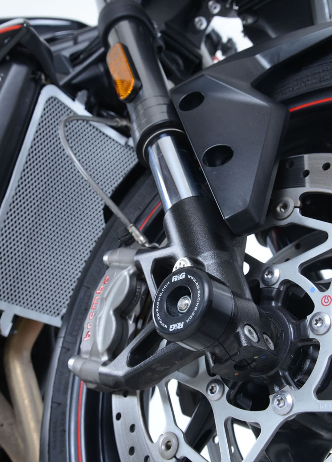R&G Racing Fork Protectors for the Triumph Trident 660 '21-'22 / Tiger Sport 660 '2022 ETC