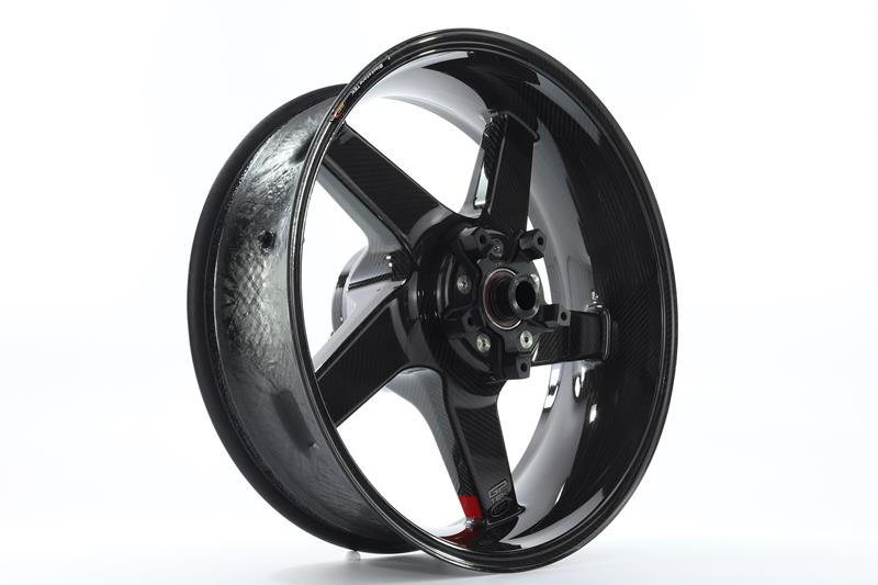 BST GP TEK 5 Spoke RACING Carbon Fiber Rear Wheel for the Kawasaki ZX-10R (2016+)