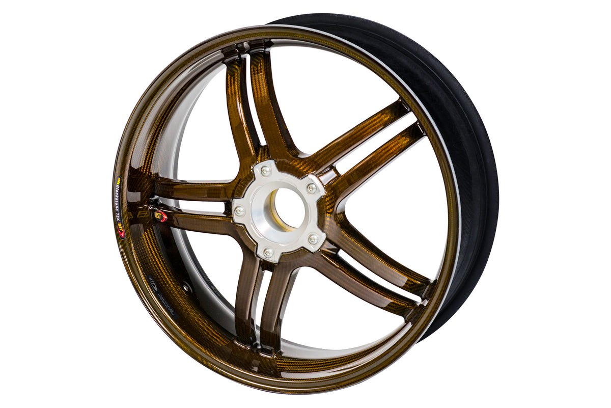 BST Rapid TEK 5 Split-Spoke Carbon Fiber Rear Wheel for the Suzuki GSX-S1000/F and Katana 1000 - 6.0 x 17