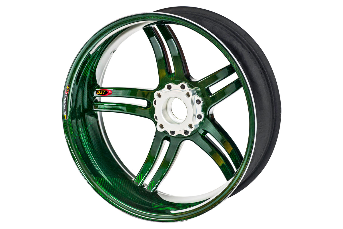 BST Rapid TEK 5 Split-Spoke Carbon Fiber Rear Wheel for the Ducati Panigale / Streetfighter V2 and Supersport 939 / 950 - 5.5 x 17