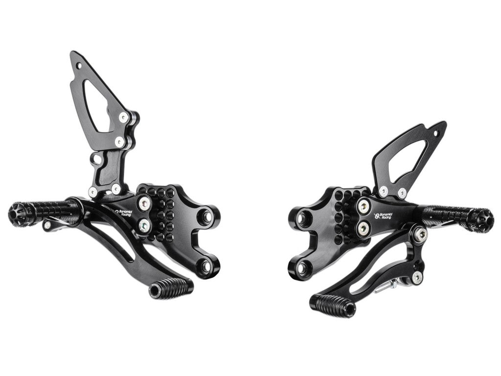 Bonamici Racing Aluminium Rearsets for the Kawasaki ZX-10R 2004-2005