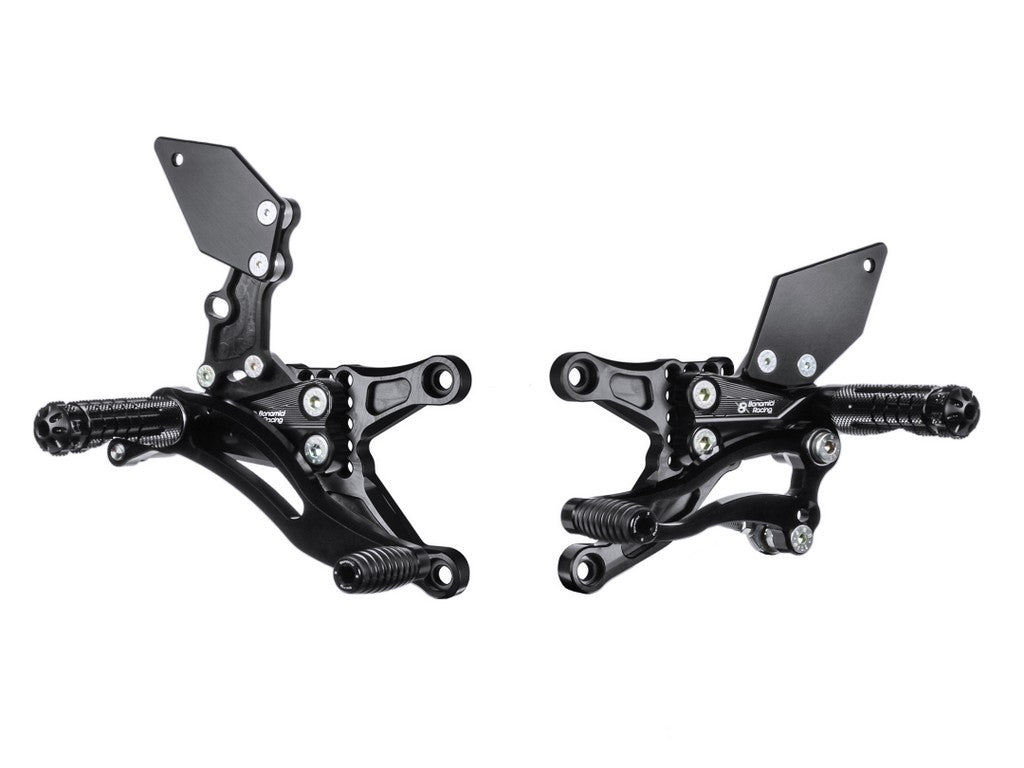 Bonamici Racing Aluminium Rearsets for the Kawasaki ZX-6R 2019-2022