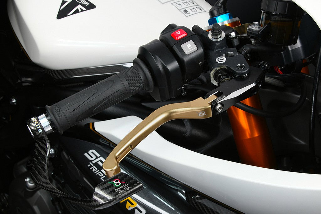 Bonamici Racing Aluminium Lever Kit for the Triumph Speed Triple 1200 RR '21-24 and Street Triple 765 RS / Moto2 '23-24
