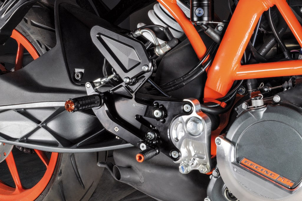 Bonamici Racing Aluminium Rearsets for the KTM RC 125/200/250/390/125 Duke/200/250/390 2014-2019