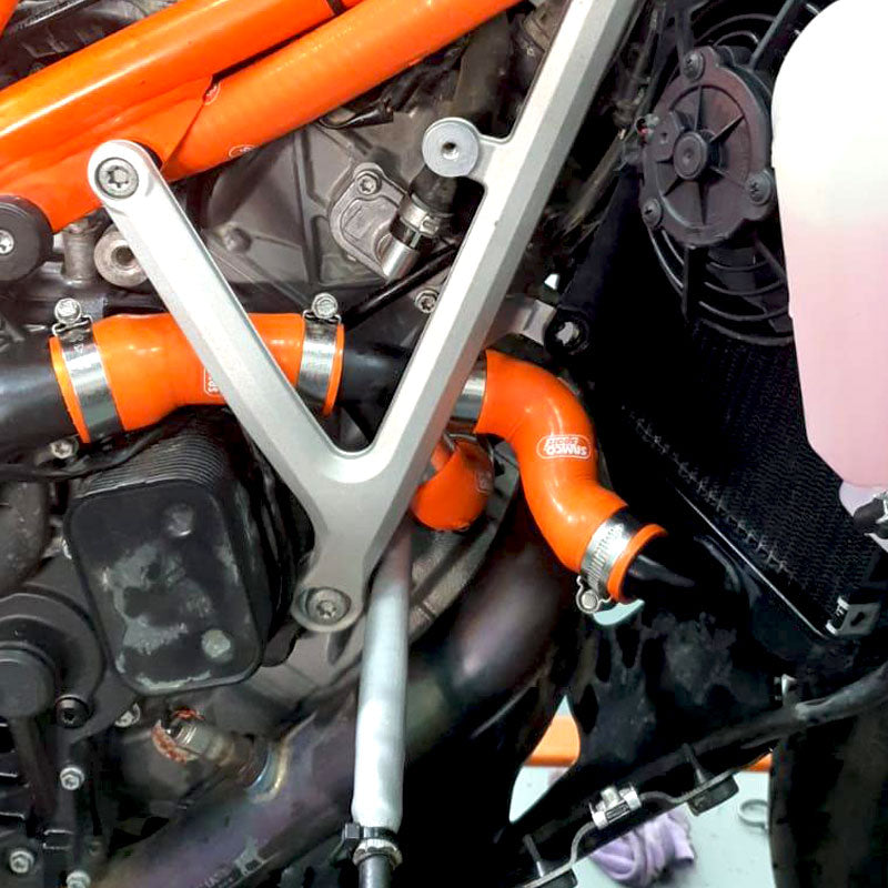 SamcoSport 6 Piece "Y Piece Racing Design" Full Silicone Coolant Hose Set For KTM 1290 Super Adventure S / R (2021+)