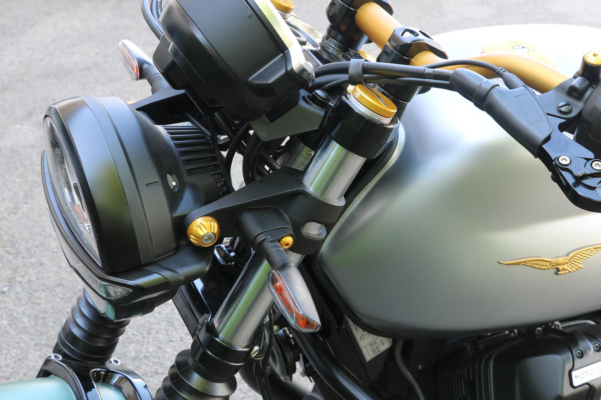 CNC Racing Muffler Bolt OR Headlight Mount Collar Kit for Moto Guzzi V7 III / 850 (2019+)