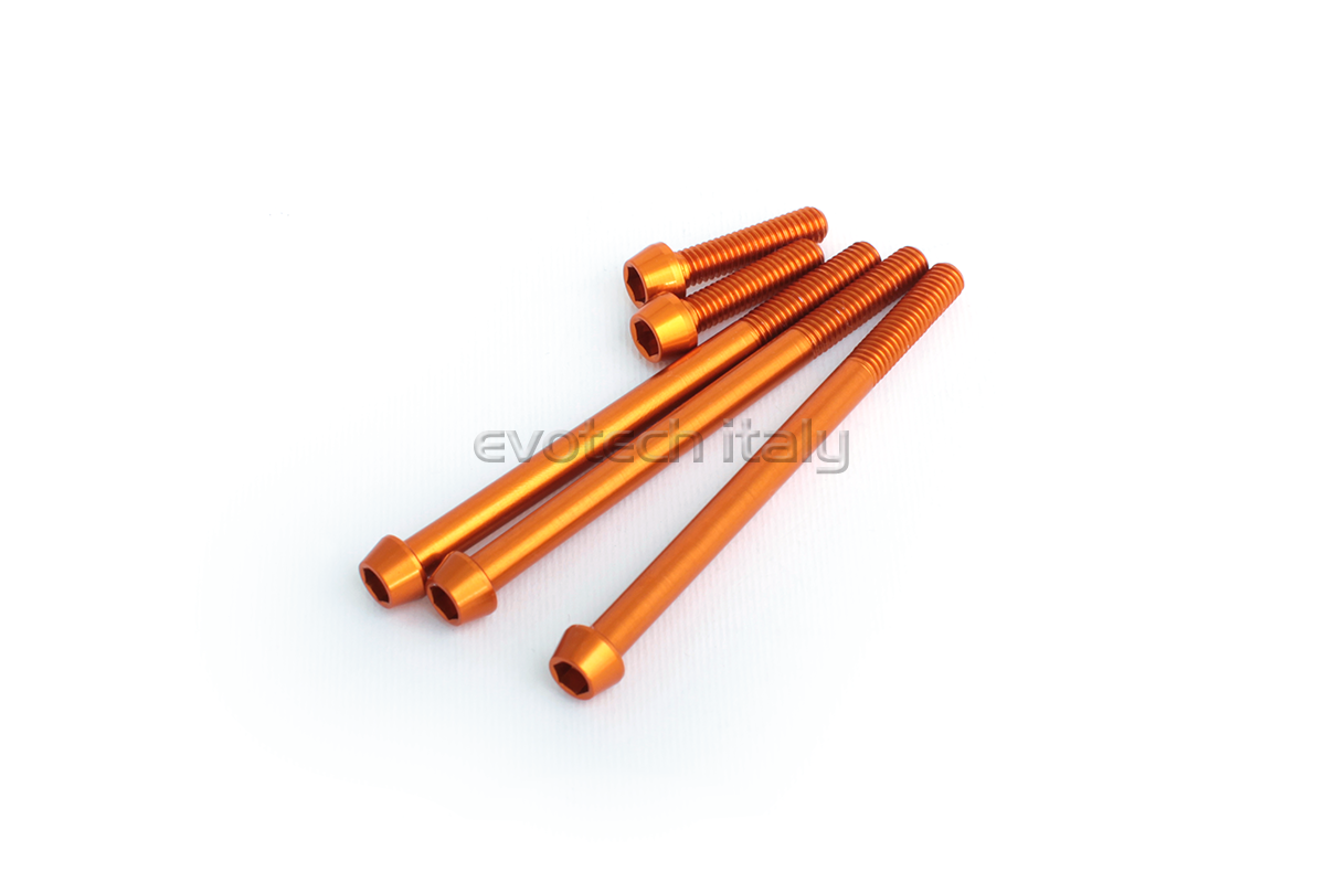 Evotech Srl Aluminum Screw Kit for CM-09-01 Clear Wet Clutch Cover for KTM 950-990-1190-1195-1290-1390 (LC8 Motors)
