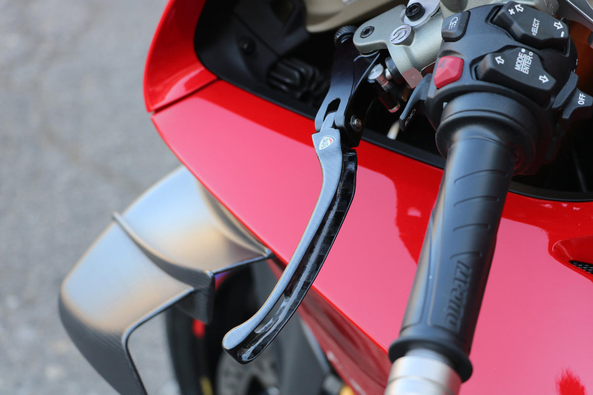 CNC Racing Carbon Fiber / Billet RACE Folding Adjustable Clutch Lever for BMW S1000RR (2020+)