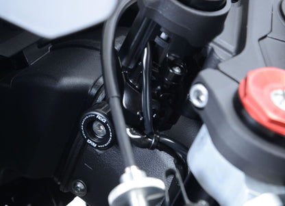 R&G Racing Lockstop Savers (cannot use manufacturer's steering lock with this product!) for Kawasaki ZX-10R '16-'22, ZX-10RR '21-'22