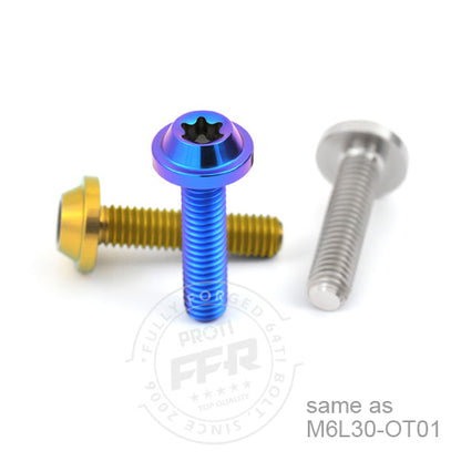 Proti Forged Titanium Left Generator Engine Cover Bolt Kit for the Ducati Streetfighter V4 / S / SP