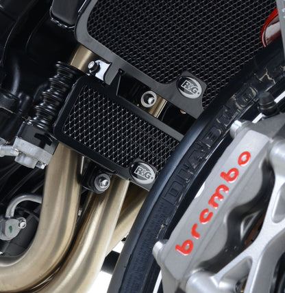 R&G Racing Oil Cooler Guard for Triumph Speed Triple S '16-'21, Speed Triple R '16-'20, Speed Triple RS '18-'20 & etc.
