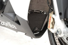 R&G Racing Oil Cooler Guard for Aprilia Tuono V4 1100 Factory / 1100 RR '05-'22, Factory Aprc '10-'15, R '09-'20, R Aprc '09-'18, RSV4-R '09-'20, RSV4 Factory '02-'18
