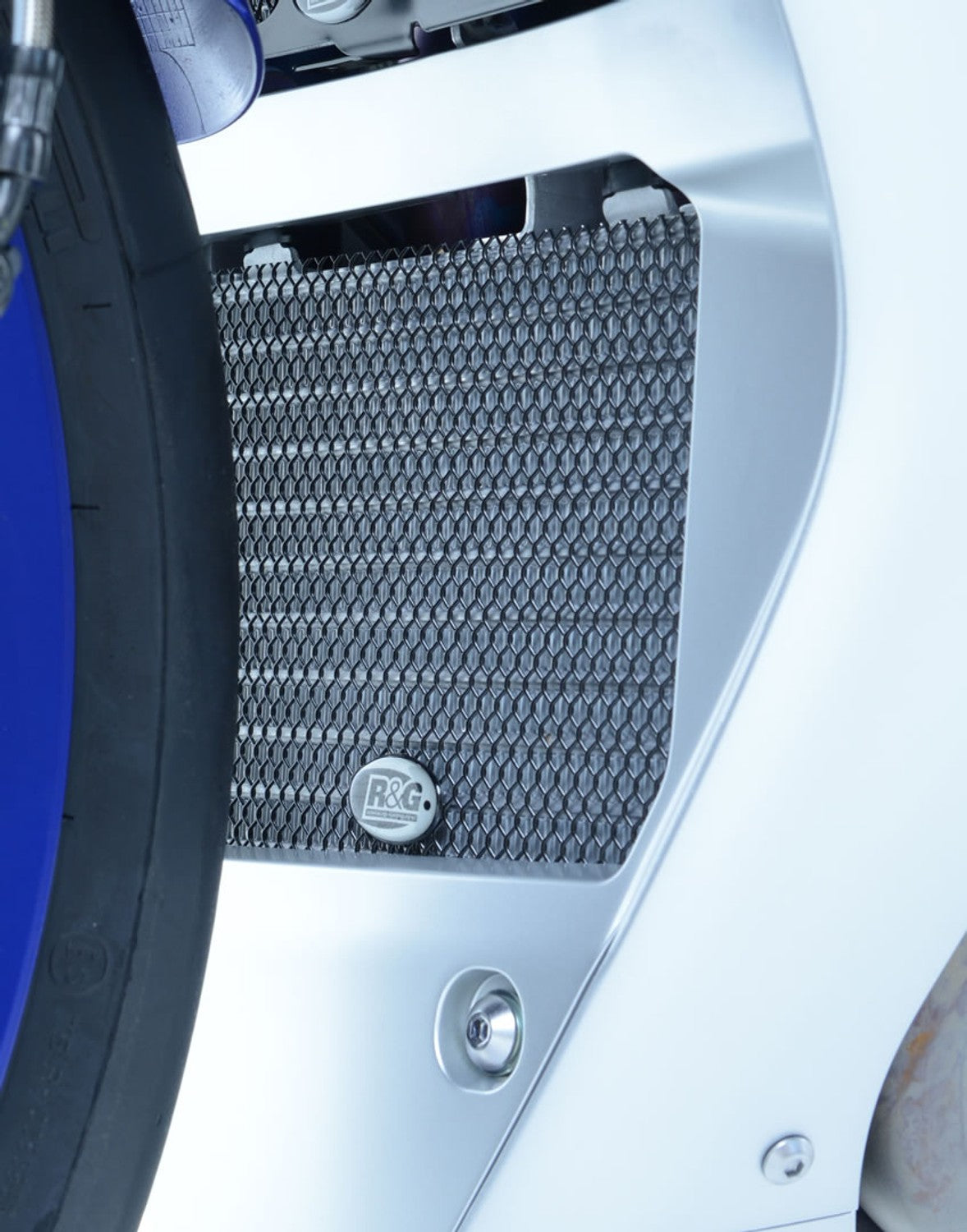 R&G Racing Titanium Oil Cooler Guard for Yamaha YZF-R1 / YZF-R1M '15-'22