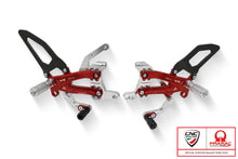 CNC Racing PRAMAC RACING LIMITED EDITION RPS Adjustable Rearset for the Ducati Panigale V4 / S / R - with Carbon Heel guard