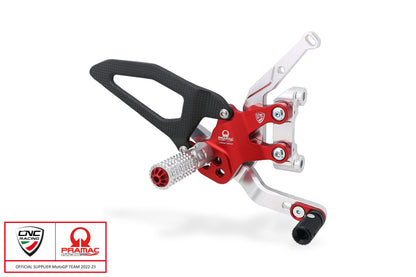 CNC Racing PRAMAC RACING LIMITED EDITION RPS Adjustable Rearset for the Ducati Streetfighter V2