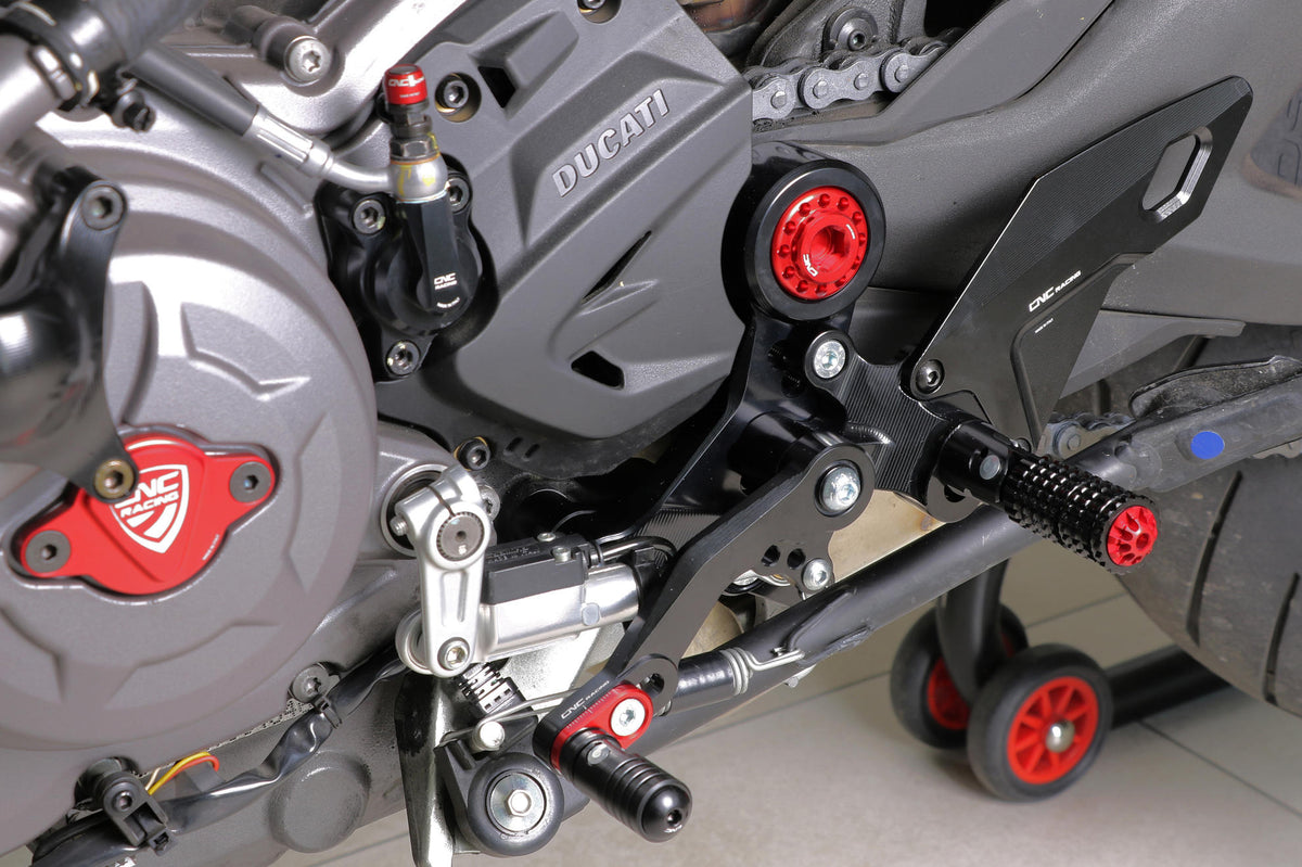 CNC Racing Adjustable Rearsets For Ducati Monster 937