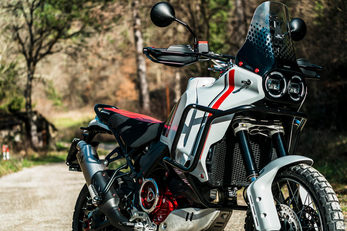 CNC Racing Crash Bars Engine Protector for the Ducati DesertX
