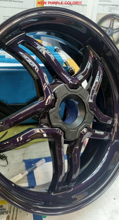 BST Rapid TEK 5 Split-Spoke Carbon Fiber Front Wheel for the "M" Package BMW S1000RR / S1000R and M1000RR / M1000R - 3.5 x 17 (2020+)