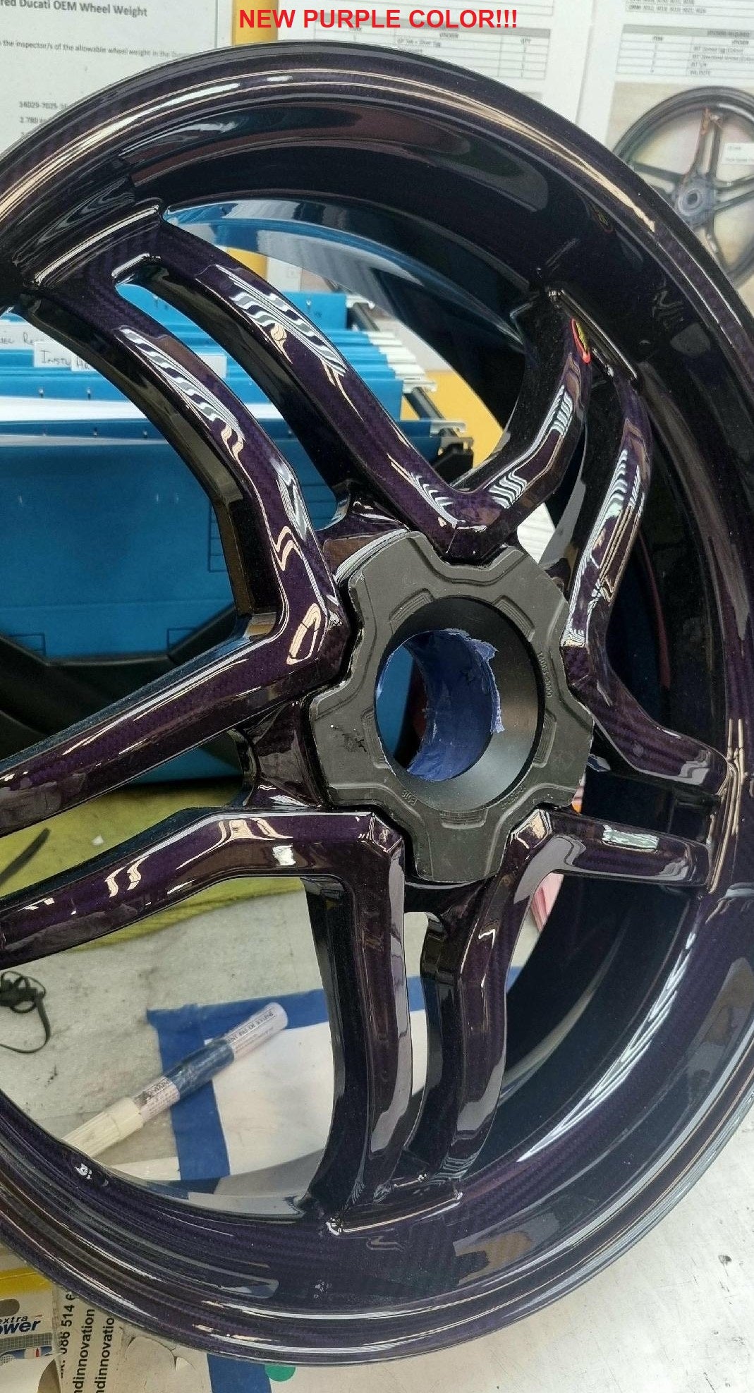 BST GP TEK 5 Spoke RACING Carbon Fiber Rear Wheel for the Suzuki GSX-R1000 (2019+)