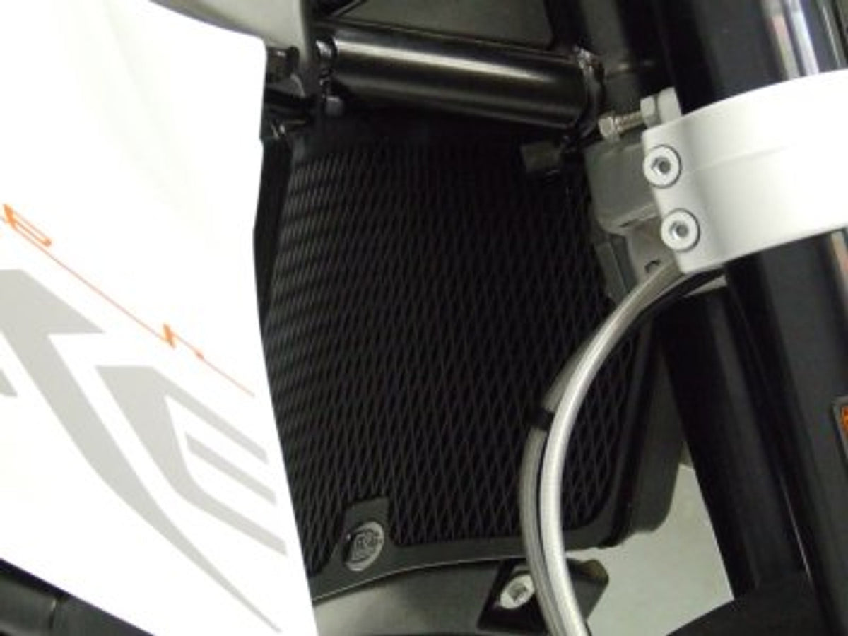 R&G Racing Radiator Guard for the KTM 1290 Super Duke GT/R / 990 Super Duke/R '05-'09 / 990 Adventure '00-'15