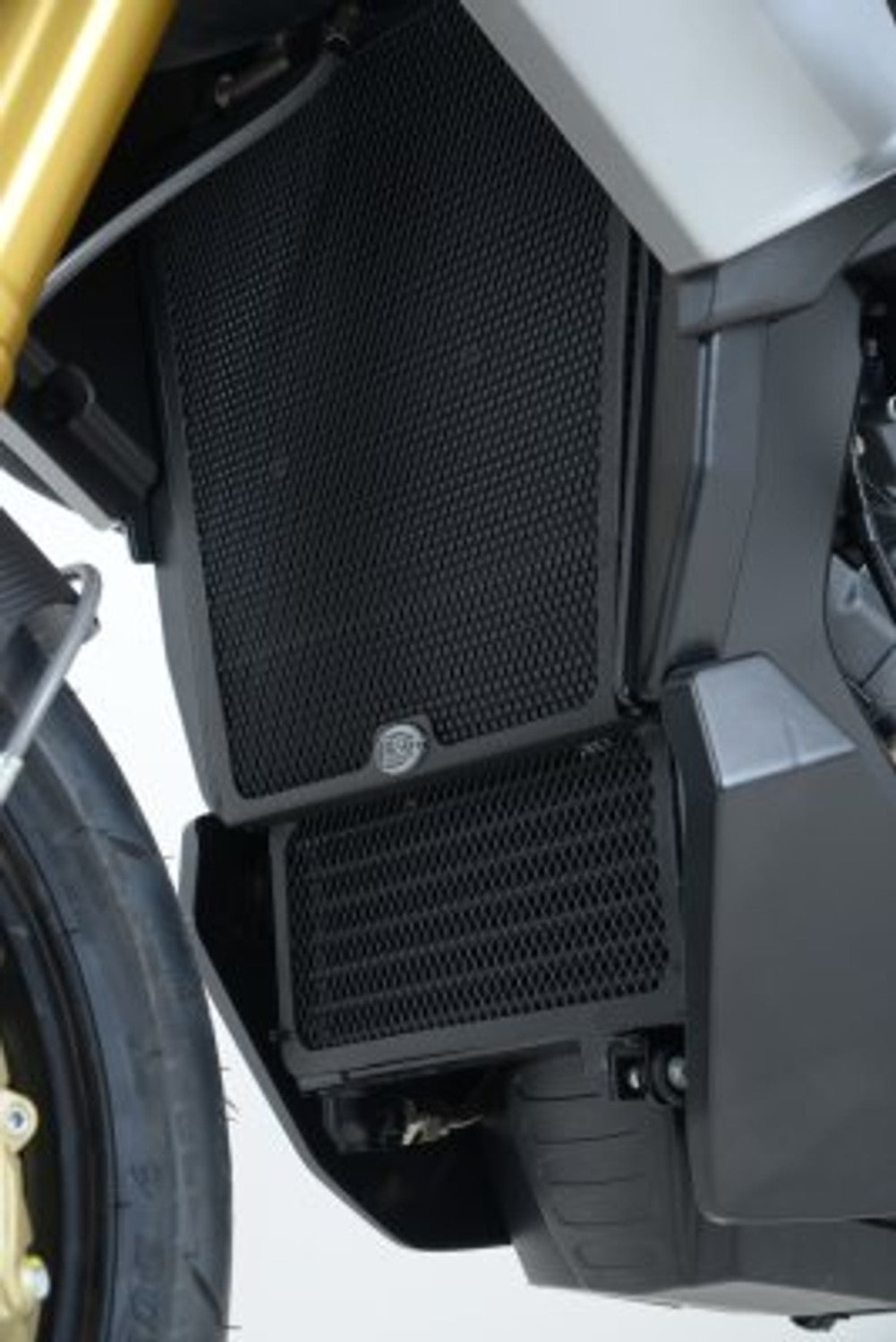 R&G Racing Radiator & Oil Cooler Guard for the Aprilia Caponord 1200 '13-'20