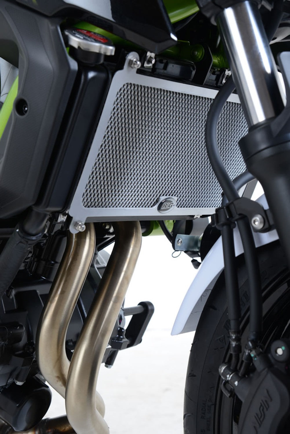 R&G Racing Radiator Guard for the kawasaki Z650RS '2022 / Z650/Ninja 650 '17-'22