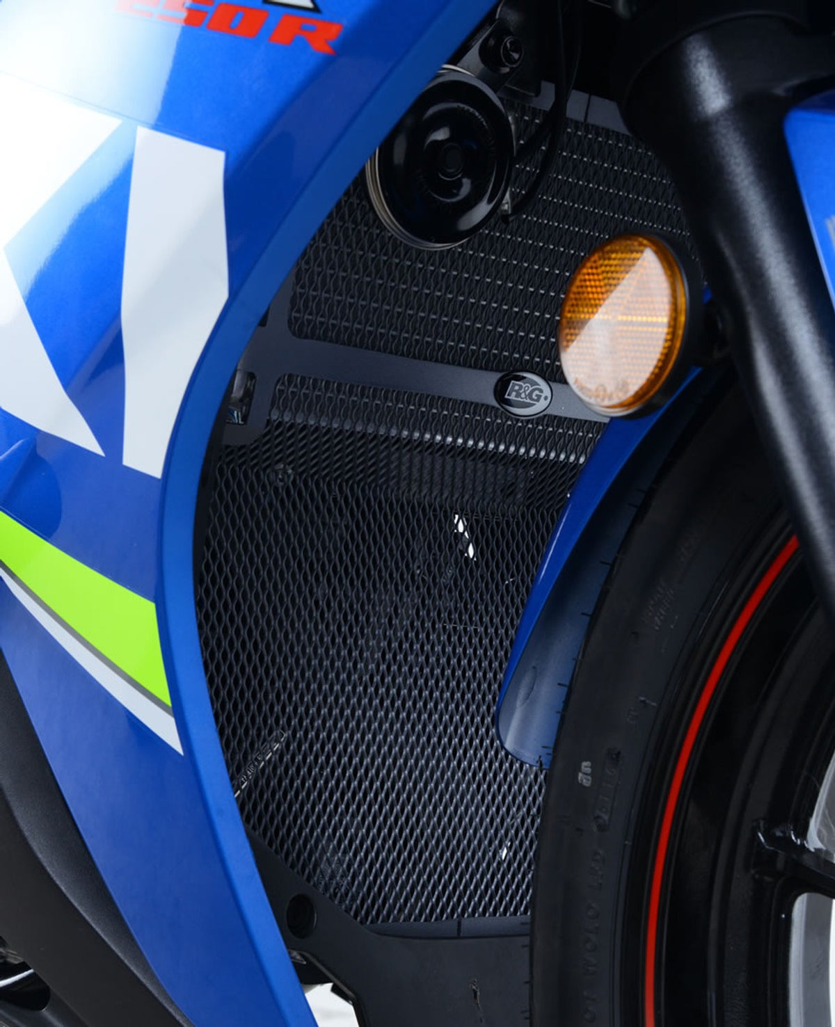 R&G Racing Radiator & Downpipe Guard (Single) for the Suzuki GSX250R '17-'21