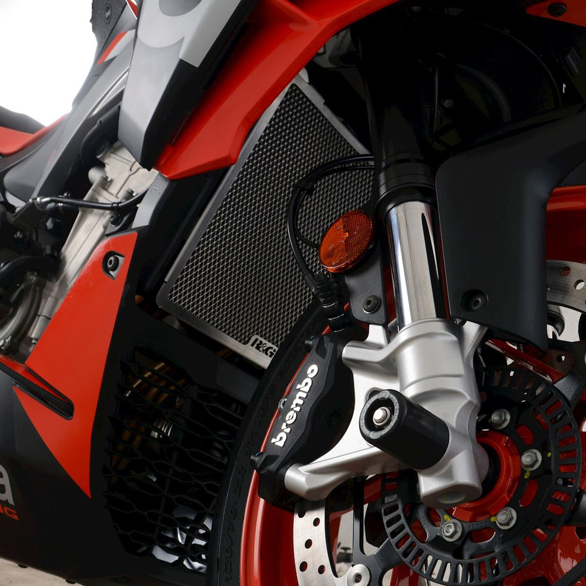 R&G Racing Radiator Guard for the Aprilia Tuono 660/RS 660 '21-'22
