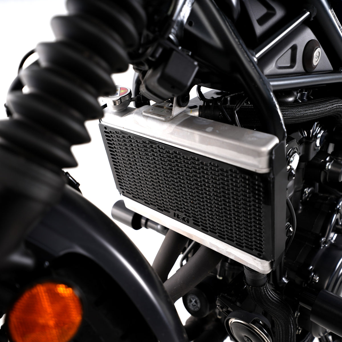 R&G Racing Pro Radiator Guard for the Honda CMX Rebel 500 '17-23