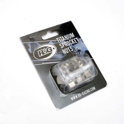 R&G Racing Titanium Sprocket Nut (RGN01) - M10X1.25 - 5 pack