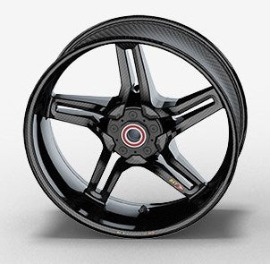 BST Rapid TEK 5 Split-Spoke Carbon Fiber Rear Wheel for the Suzuki GSX-S1000/F and Katana 1000 - 6.0 x 17