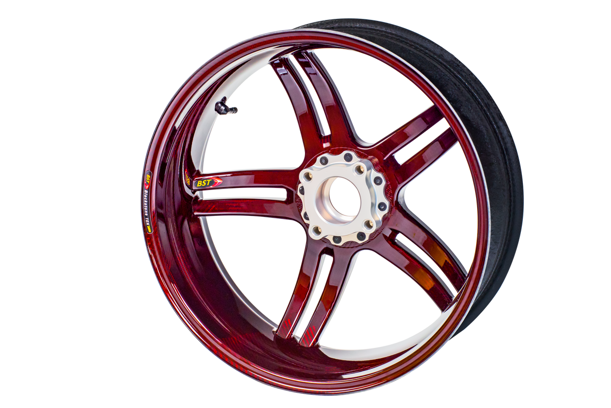 BST Rapid TEK 5 Split-Spoke Carbon Fiber Rear Wheel for the Suzuki GSX-S1000/F and Katana 1000 - 6.0 x 17