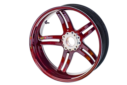 BST Rapid TEK 5 Split-Spoke Carbon Fiber Rear Wheel for the Ducati Sport Classic (Paul Smart / GT1000 / Sport 1000) - 5.5 x 17