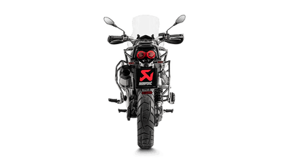 Akrapovic Titanium Slip-on Exhaust System for Moto Guzzi V85 TT (2021+)
