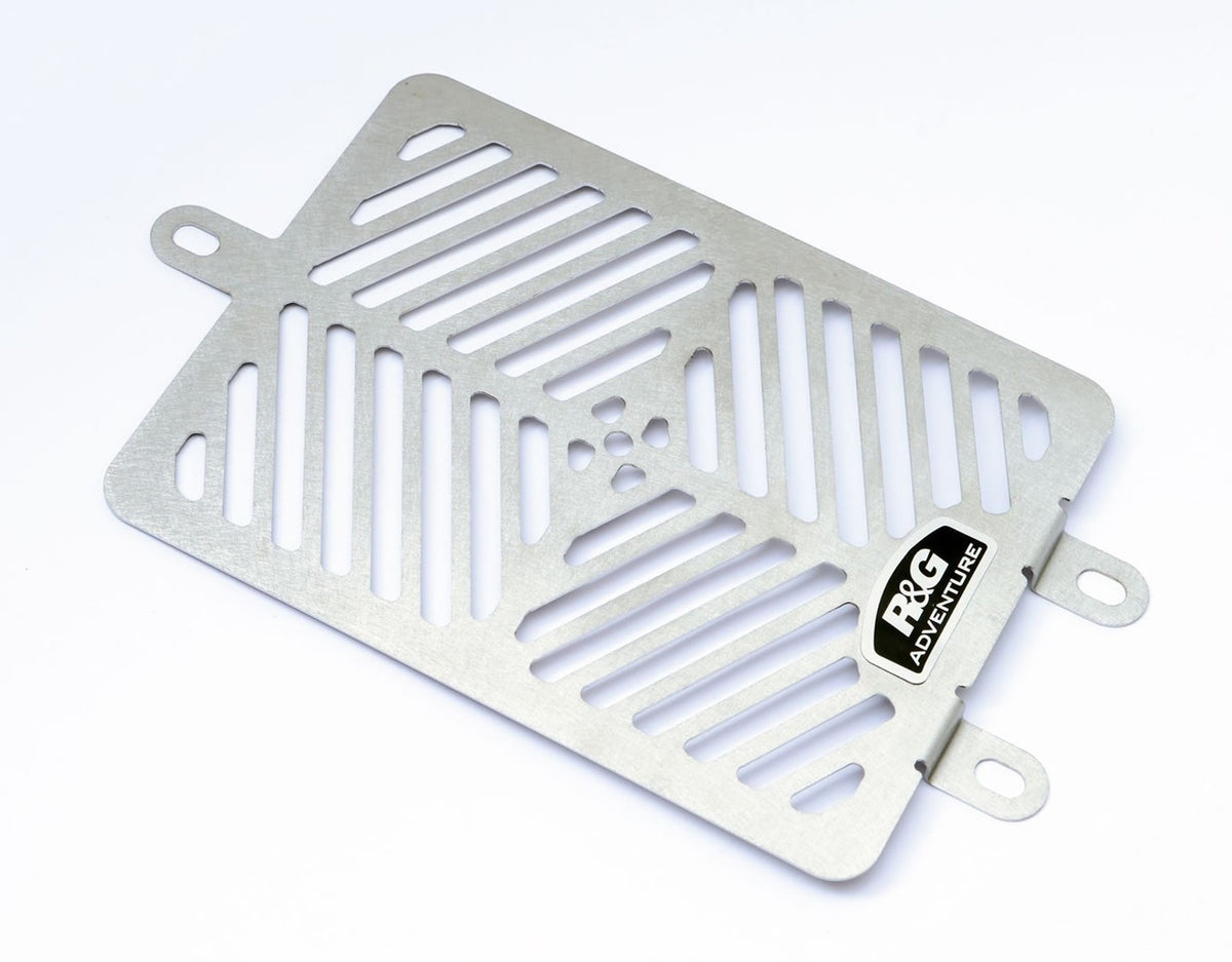 R&G Racing Stainless Steel Oil Cooler Guard for Triumph Thruxton '06-'18, Scrambler / Bonneville '08-'20
