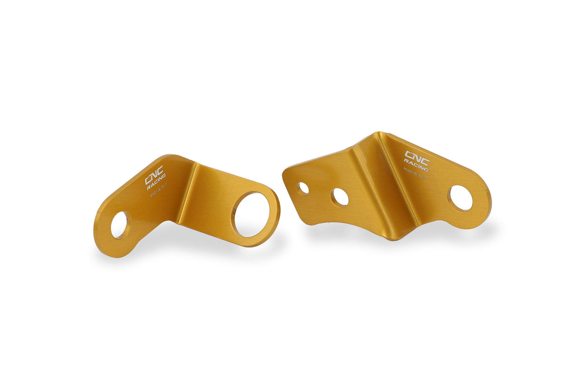 CNC Racing Aluminum Front Reservoir Brackets for Ducati Monster 1200 / 937 and Streetfighter V4 / V2