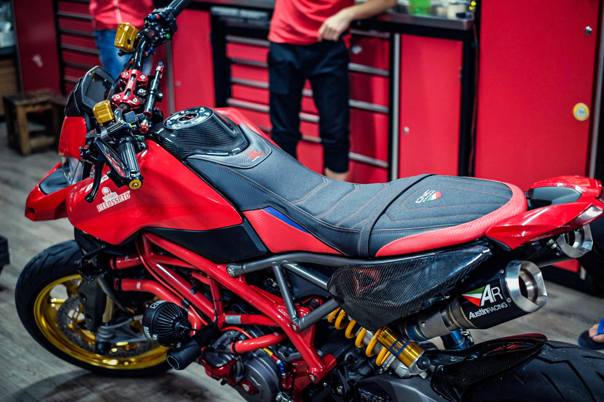 CNC Racing PRAMAC RACING LIMITED EDITION Rider Seat Cover for the Ducati Hypermotard 950