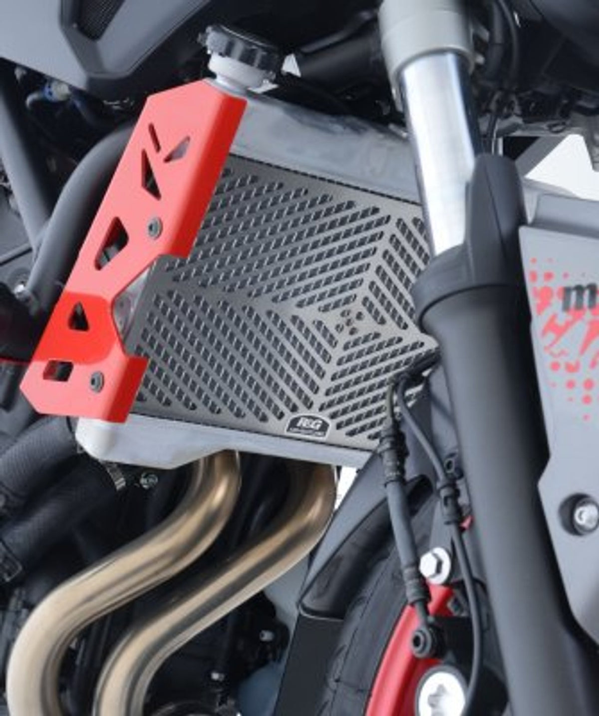 R&G Racing Stainless Steel Radiator Guard for Yamaha MT-07 '13-'22, XSR700 '15-'22, Tracer 700 '14-'22